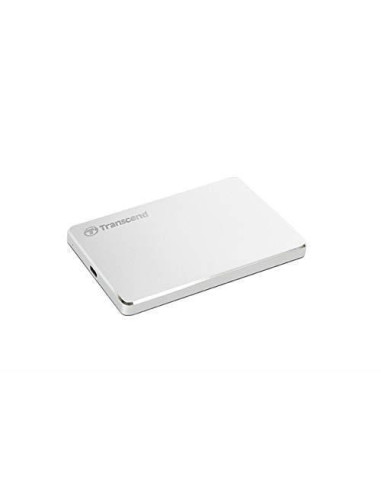 Transcend Storejet 25C3S Zewnętrzny Dysk Twarde 2 Tb 2.5" Usb Type-C 3.2 Gen 1 (3.1 Gen 1) Srebrny