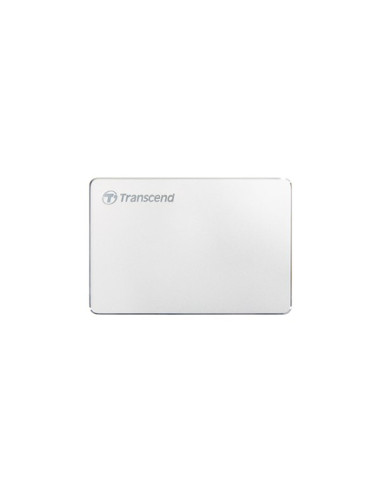 Transcend Storejet 25C3S Zewnętrzny Dysk Twarde 2 Tb 2.5" Usb Type-C 3.2 Gen 1 (3.1 Gen 1) Srebrny