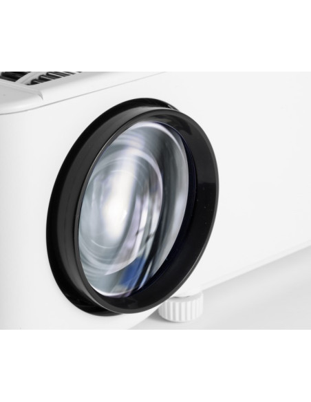 Projektor Rzutnik Led + Pilot Technaxx 50W, Wbudowany Głośnik (Biały)