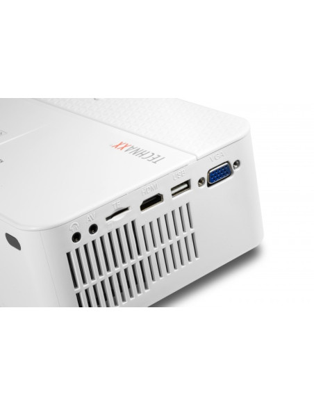 Projektor Rzutnik Led + Pilot Technaxx 50W, Wbudowany Głośnik (Biały)