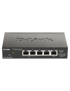 D-Link Dgs-1100-05Pdv2 Łącza Sieciowe Zarządzany Gigabit Ethernet (10/100/1000) Obsługa Poe Czarny 2