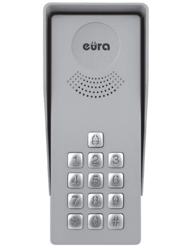 Domofon 'Eura' Adp-36A3 'Ingresso Bianco' - 1-Rodzinny, Kaseta Zewnętrzna Z Szyfratorem