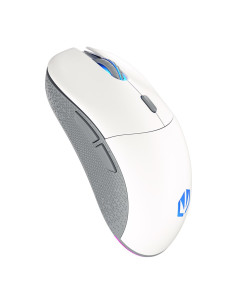 Endorfy Gem Plus Wireless Onyx White Myszka Oburęczny Rf Wireless + Usb Type-C Optyczny 26000 Dpi