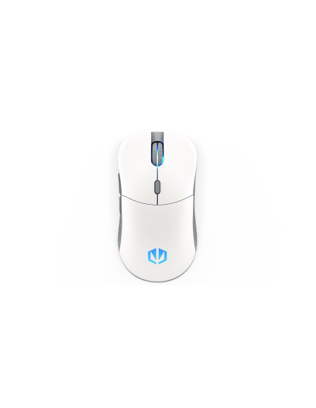 Endorfy Gem Plus Wireless Onyx White Myszka Oburęczny Rf Wireless + Usb Type-C Optyczny 26000 Dpi