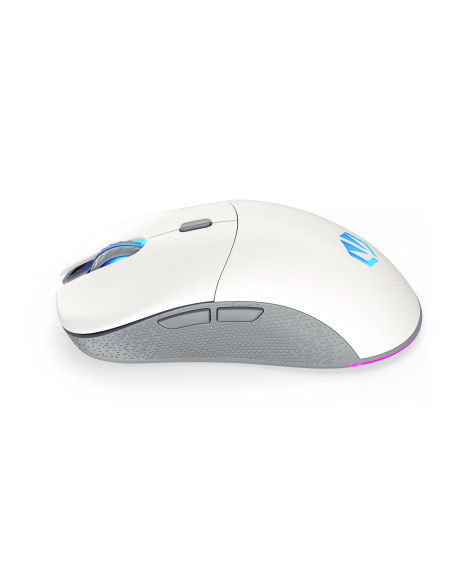 Endorfy Gem Plus Wireless Onyx White Myszka Oburęczny Rf Wireless + Usb Type-C Optyczny 26000 Dpi