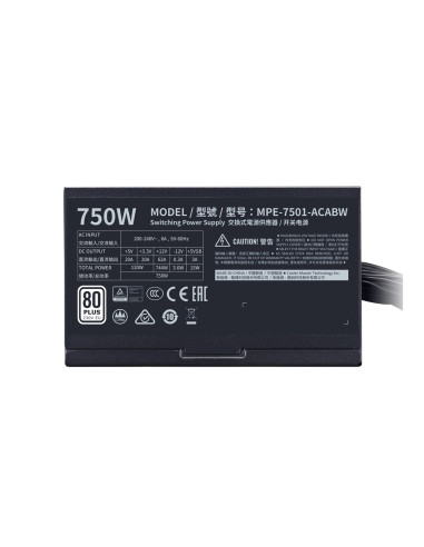 Zasilacz Cooler Master Mwe White V2 750 - 750 Wat