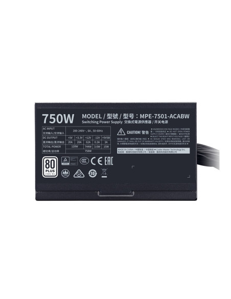 Zasilacz Cooler Master Mwe White V2 750 - 750 Wat