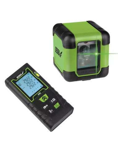Zestaw Laser Krzyżowy Green + Dalmierz 40M