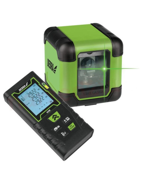 Zestaw Laser Krzyżowy Green + Dalmierz 40M