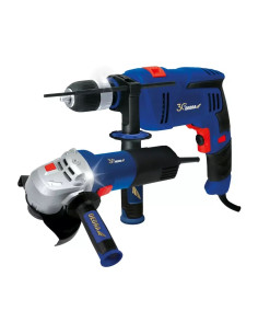 Zestaw Narzędzi Wiertarka 900W+Szlifierka Kątowa 125Mm 950W 2