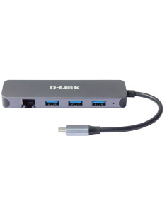 D-Link Dub-2334 Stacja Dokująca Przewodowa Usb Type-C Szary 2