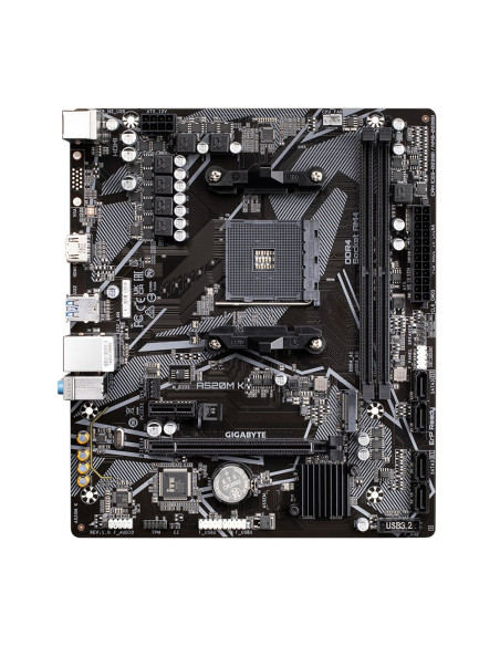 Płyta Główna Gigabyte A520M K, Chipset Amd A520, Gniazdo Am4, 2Xddr4, Format Matx