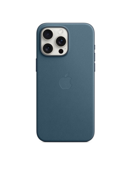Etui Apple Iphone 15 Pro Max Feingewebe Z Magsafe Pazifikblau