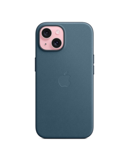 Etui Apple Iphone 15 Feingewebe Case Mit Magsafe Pazifikblau