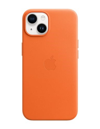 Etui Skórzane Apple Z Magsafe Orange, Do Iphone 14 Plus