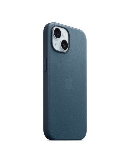 Etui Apple Iphone 15 Feingewebe Case Mit Magsafe Pazifikblau