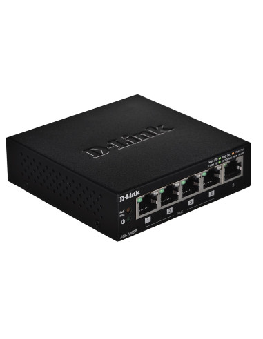 D-Link Des-1005P - Niezarządzany - L2 - Fast Ethernet (10/100) - Pełny Dupleks - Power Over Ethernet (Poe)