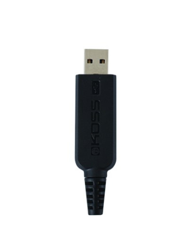 Koss Sb45 Usb Zestaw Słuchawkowy Przewodowa Opaska Na Głowę Biuro/Centrum Telefoniczne Czarny, Srebrny