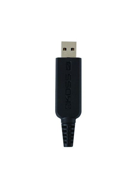Koss Sb45 Usb Zestaw Słuchawkowy Przewodowa Opaska Na Głowę Biuro/Centrum Telefoniczne Czarny, Srebrny