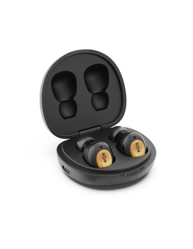 Marley True Wireless Earbuds Champion Built-In Microphone, Bluetooth, Black