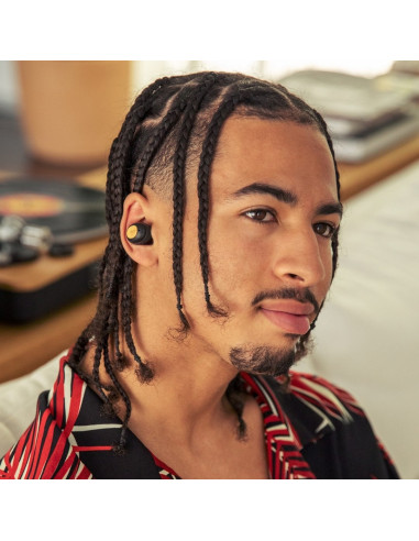 Marley True Wireless Earbuds Champion Built-In Microphone, Bluetooth, Black