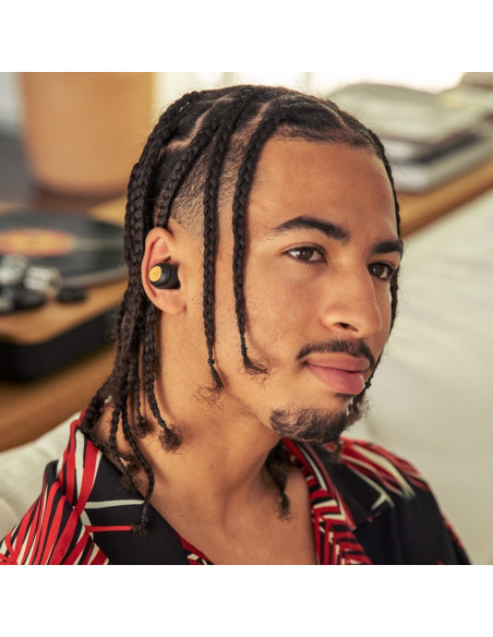 Marley True Wireless Earbuds Champion Built-In Microphone, Bluetooth, Black
