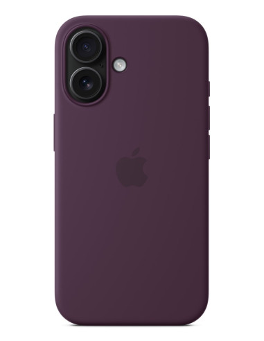 Apple Iphone16 Etui Silikonowe Z Magsafe - Śliwka