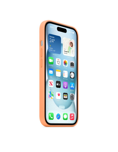 Apple Mt0W3Zm/A Pokrowiec Na Telefon Komórkowy 15,5 Cm (6.1") Pomarańczowy