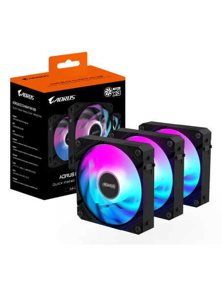 Wentylator Gigabyte Aorus Ez Chain Fan 120, Argb, 3-Pak