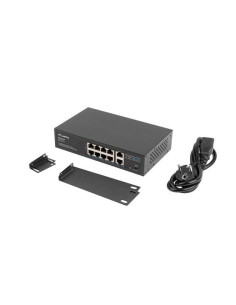 Lanberg Switch Poe+ Rack 10"/19" Rsfe-8P-2Ge-120 2