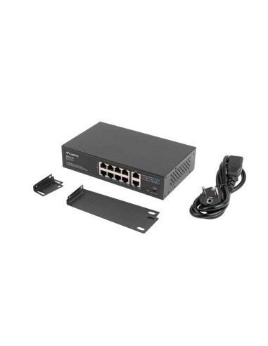 Lanberg Switch Poe+ Rack 10"/19" Rsfe-8P-2Ge-120