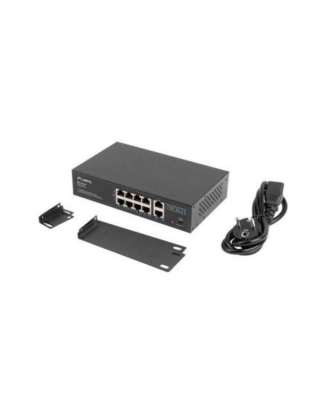 Lanberg Switch Poe+ Rack 10"/19" Rsfe-8P-2Ge-120