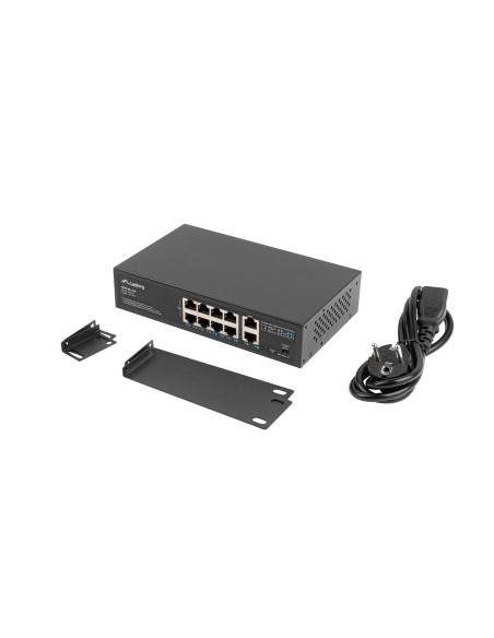Lanberg Switch Poe+ Rack 10"/19" Rsfe-8P-2Ge-120