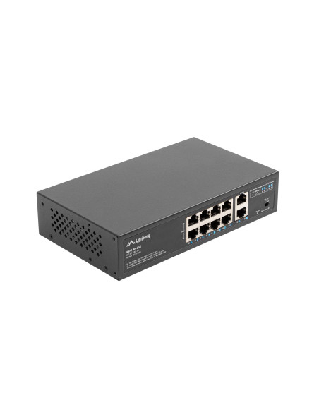 Lanberg Switch Poe+ Rack 10"/19" Rsfe-8P-2Ge-120