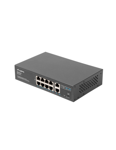 Lanberg Switch Poe+ Rack 10"/19" Rsfe-8P-2Ge-120