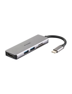 D-Link Dub-M530 Stacja Dokująca Przewodowa Usb 3.2 Gen 1 (3.1 Gen 1) Type-C Aluminium, Czarny