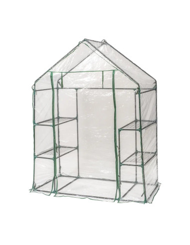 Szklarnia Ogrodowa 143X73X195Cm Wykonana Z Pvc