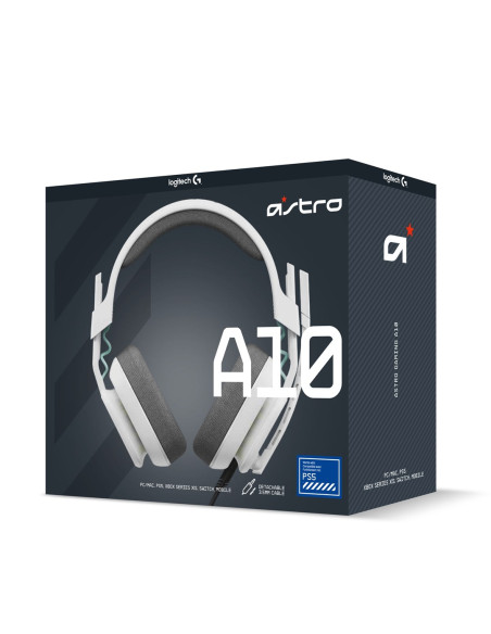 Zestaw Słuchawkowy Logitech A10 Geaming — Biały — Play Station