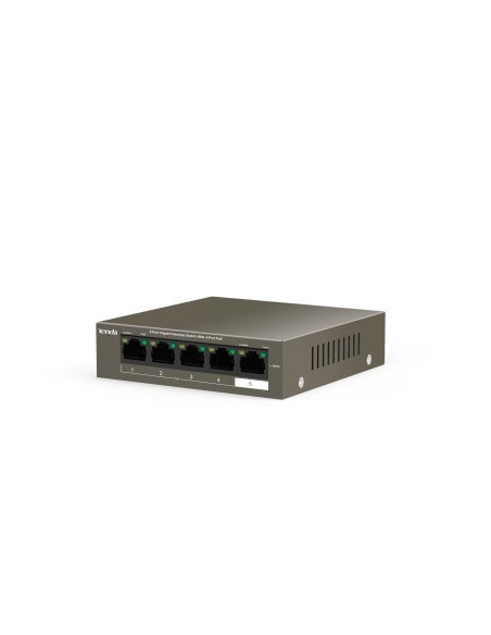 Switch Poe Tenda Teg1105P-4-63W (5X 10/100/1000Mbps)