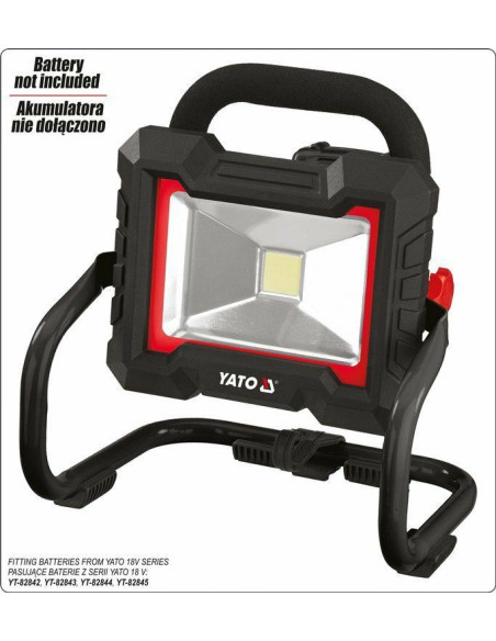 Yato Yt-82961 Reflektor Czarny 20 W Led