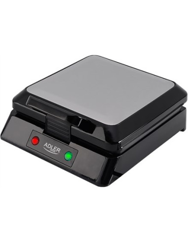 Gofrownica Adler Ad 3036 (1500W  Kolor Srebrny)