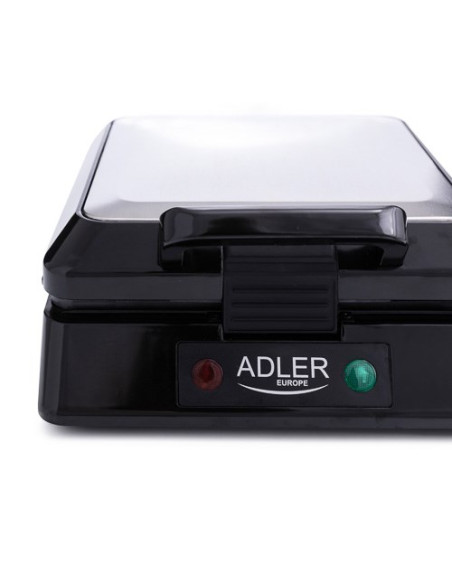 Gofrownica Adler Ad 3036 (1500W  Kolor Srebrny)