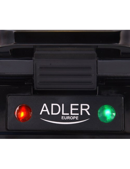 Gofrownica Adler Ad 3036 (1500W  Kolor Srebrny)