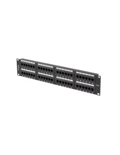 Lanberg Patch Panel 48 Port 2U Kat.6 Czarny Ppu6-2048-B 2