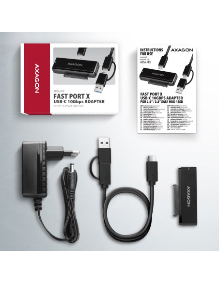 Axagon Nicht Kategorisiert Adapter Sata
