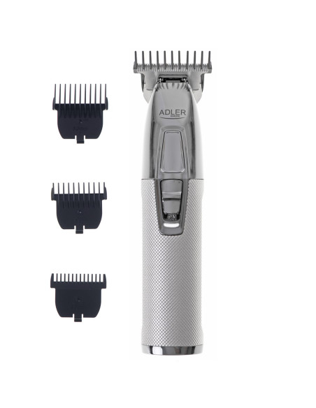 Adler Ad 2836S Trymer Do Brody Bateria 4 6 Mm Srebrny