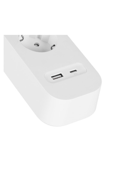 Listwa Zasilająca Belkin Power Surge 4-Port + 1Xusb-A +1Xusb-C 2.4A Pd 525J 2M White Schuko