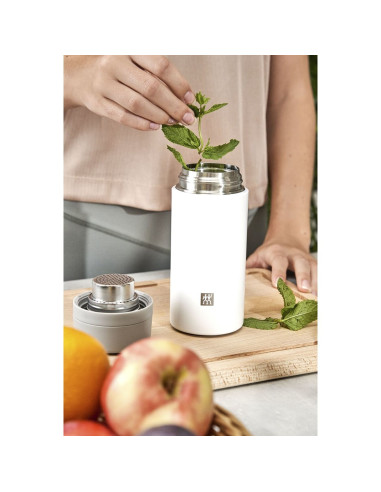Pojemnik Termiczny Z Zaparzaczem Do Herbaty Zwilling Thermo 39500-511-0 Biały 420Ml