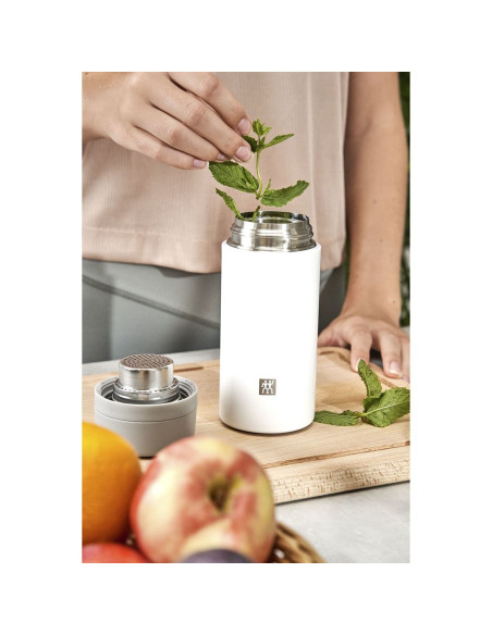 Pojemnik Termiczny Z Zaparzaczem Do Herbaty Zwilling Thermo 39500-511-0 Biały 420Ml