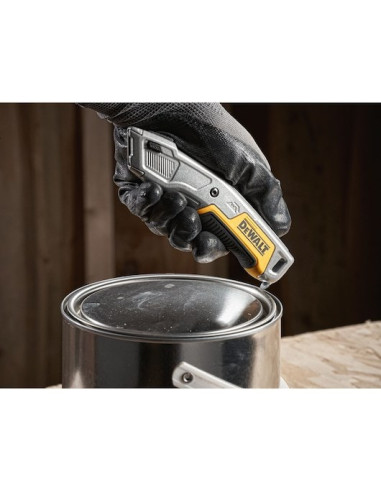 Dewalt Dwht10054-0 Nożyk Czarny, Stal Nierdzewna, Żółty Brzytwa